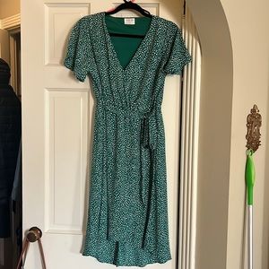 Green summer dress